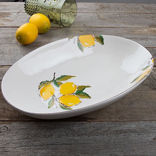 Kosova Kase Oval 35 Cm Limon LMN-0009