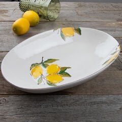Kosova Kase Oval 35 Cm Limon LMN-0009
