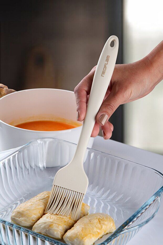 Neoflam Silikon Fırça Bej D-NEOFKTBRS