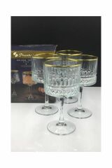 Paşabahçe Elysia 440437 Ayaklı Bardak Gold 4 Lü