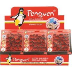 Penguen Metal Kurabiye Kalıbı 18 Parça PNG-1712