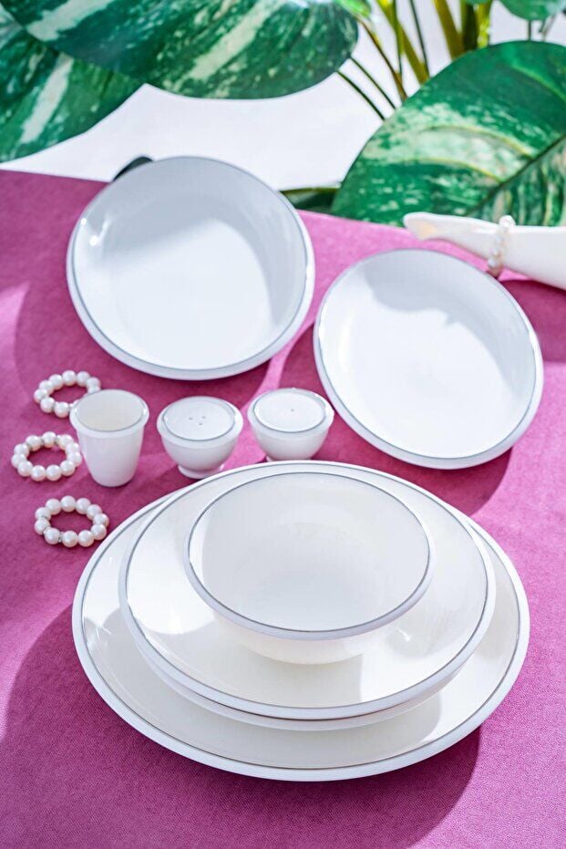 Acar Yemek Takımı 54 Parça Wilhide Silver RUI-07177