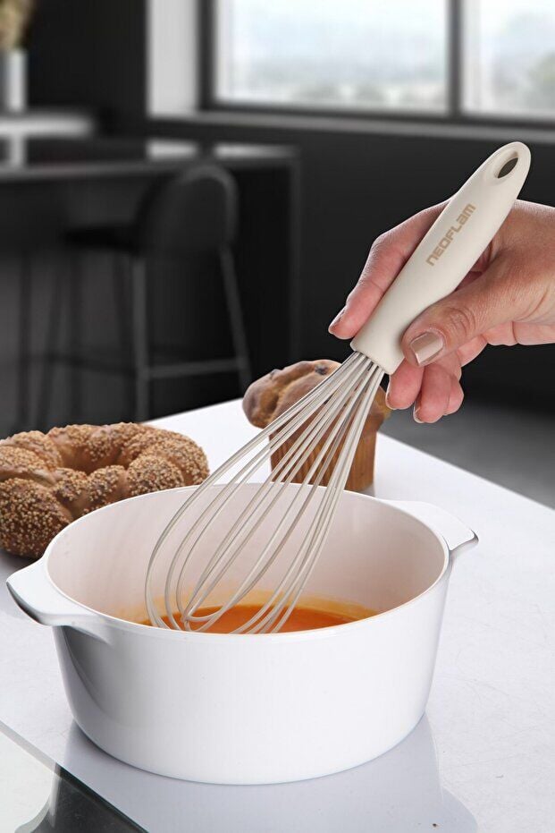 Neoflam Silikon Çırpıcı Bej D-NEOFKTWHS