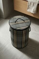 Acar Bambu Çamaşır Sepeti Gray SIYU-08906