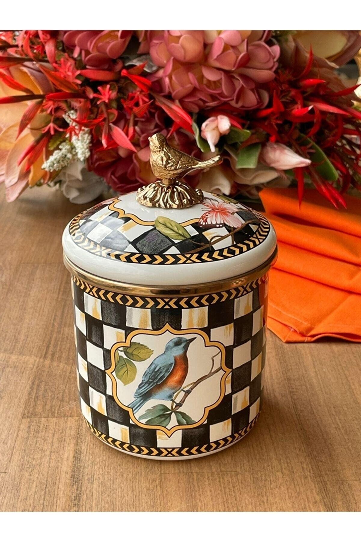 Miss Betty Delüx Kuşlu Kavanoz 12 Cm