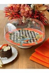 Miss Betty Delüx Kuşlu Kek Fanusu