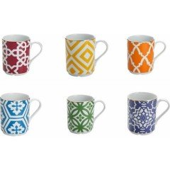 Porland Kupa Bardak 6 Lı Morocco Renkli P021271