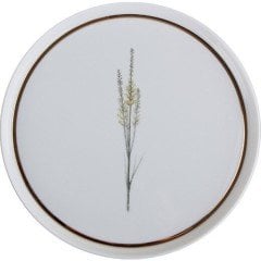 Porland 21 Cm Düz Tabak Botanical Desen 2 04ALM005042