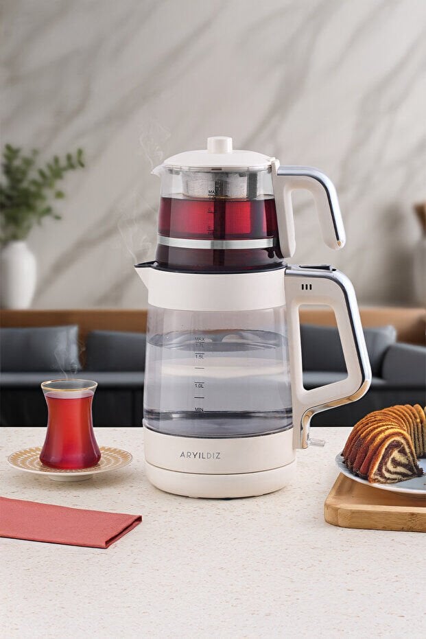 Aryıldız Tea Glow Çay Makinesi Krem 153AR273296