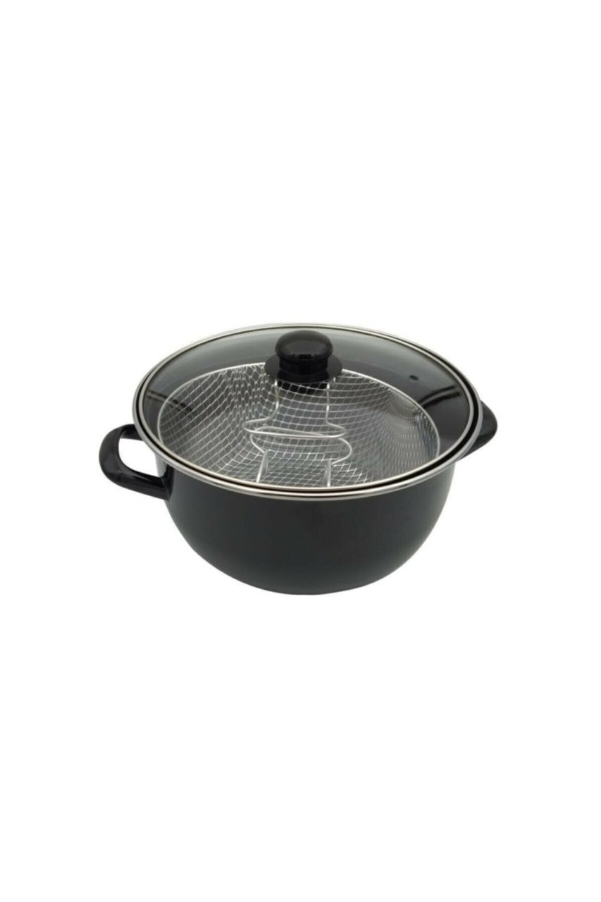 Cooker 24 Cm Emaye Kızartma Tenceresi Bitter YLMZ885