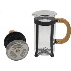 Cooker French Press Süzgeçli 350 Ml Bambu Siyah CKR2752