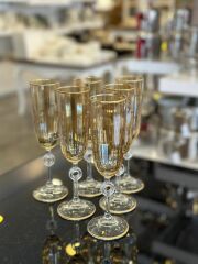 Kcd Kahve Yanı Bardak Sarı Mat Altın 6 lı 440313-3835s