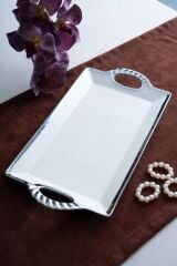 Acar Tepsi Porselen Arven Silver KAI-07672