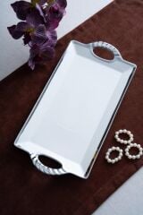 Acar Tepsi Porselen Arven Silver KAI-07672