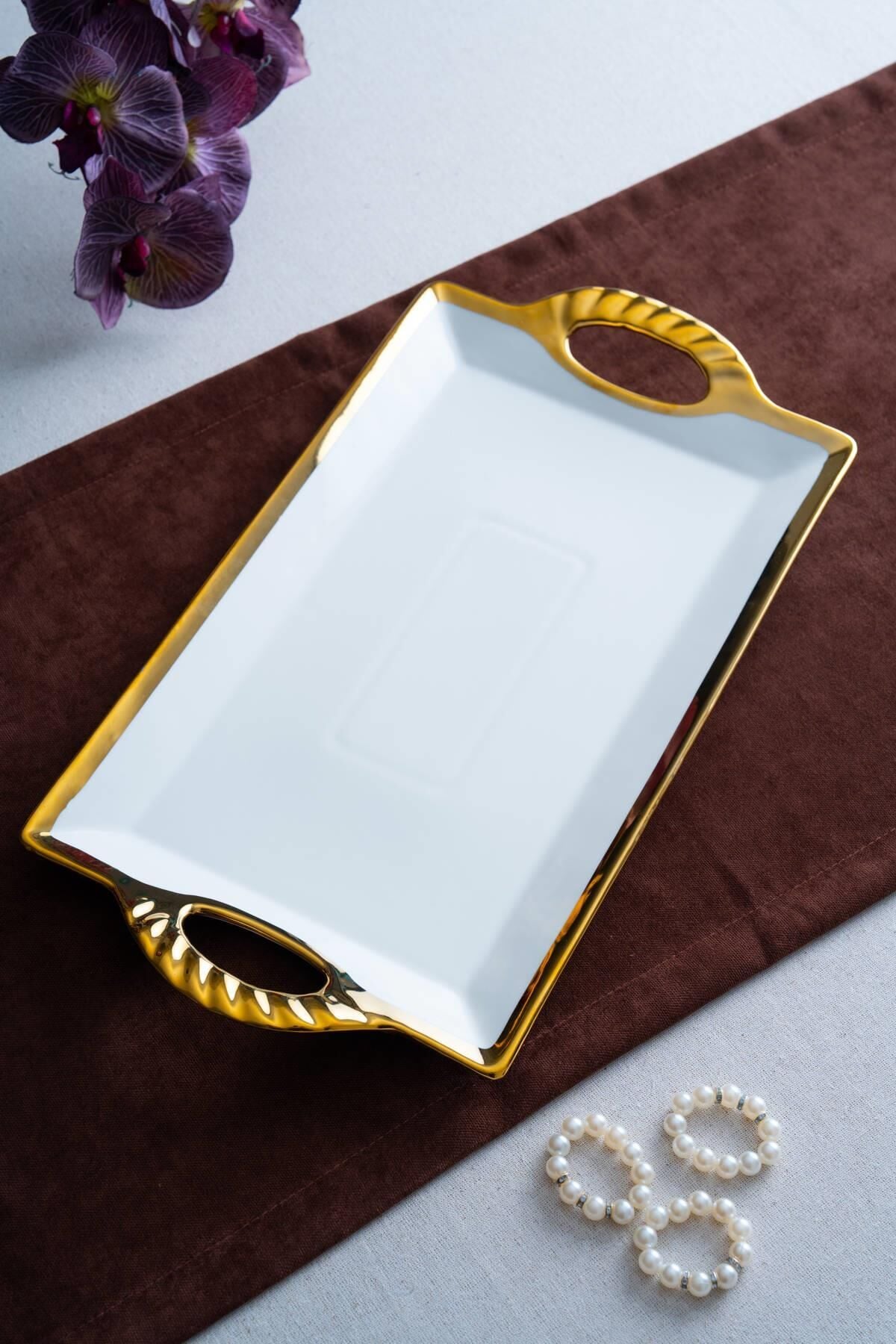 Acar Tepsi Porselen Arven Gold KAI-07672