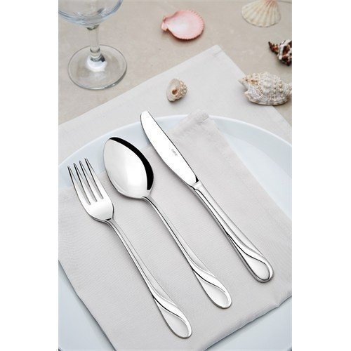 Nehir Safir Sade 12' Li Tatlı Kaşığı