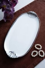 Acar Tepsi Porselen Arven Silver KAI-07678