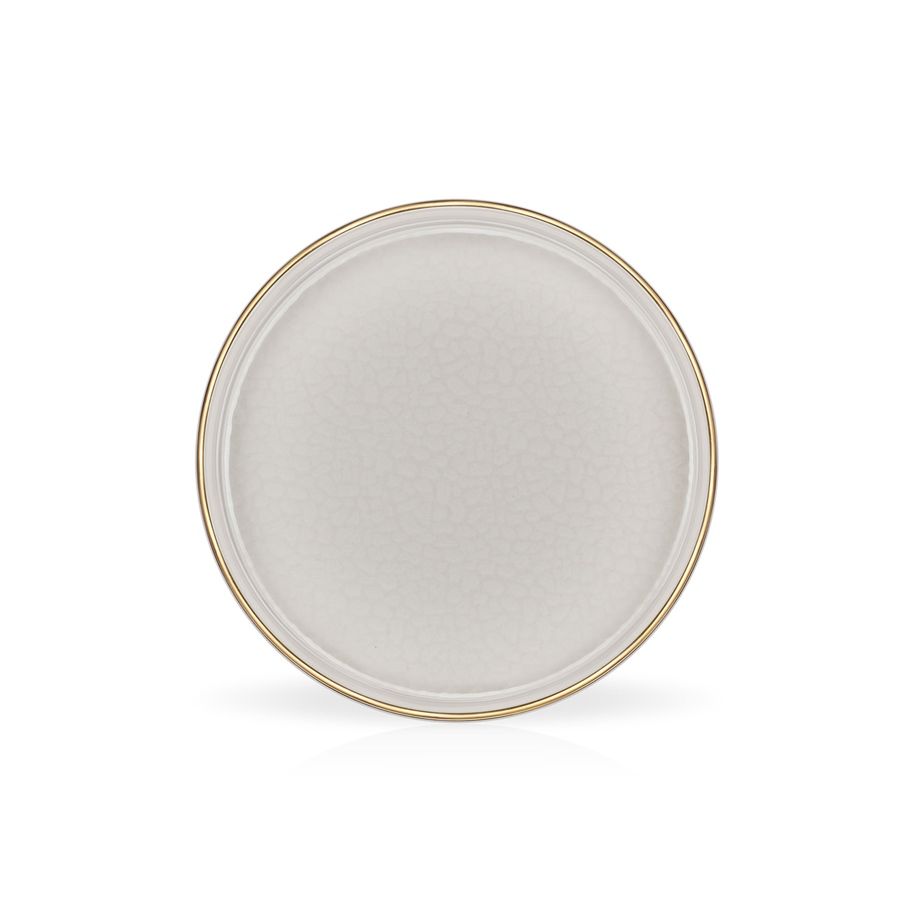 Glora İstanbul Krem Pasta Tabak 6 Lı 20 Cm 92102