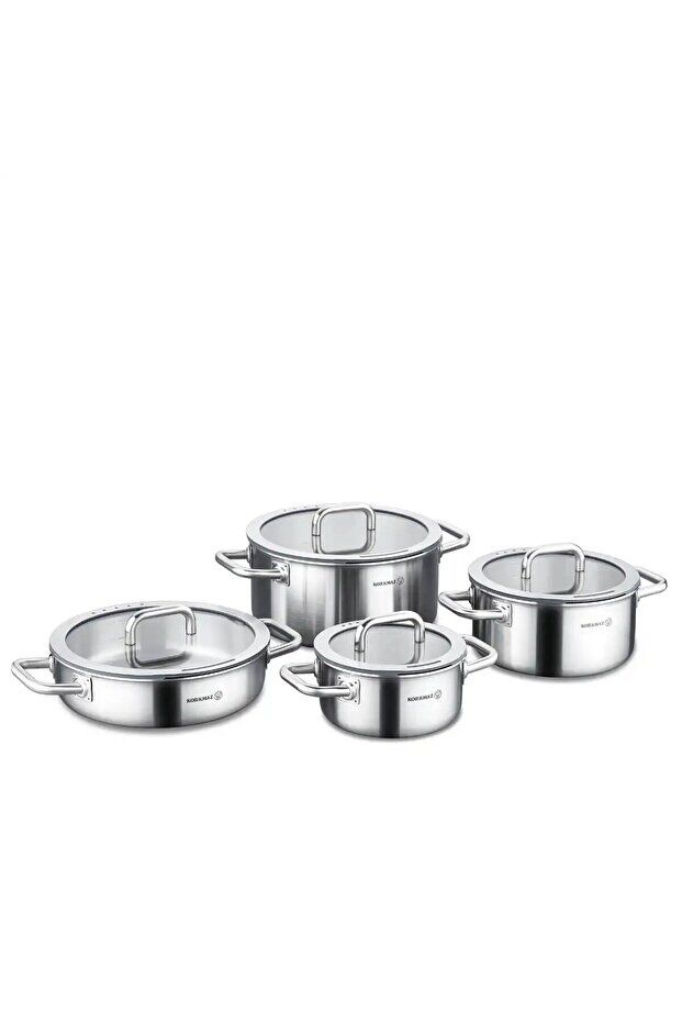 Korkmaz A2794 Aura 8 Parça Tencere Seti