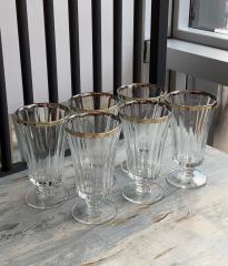 Kosova Bardak Takımı Ayaklı Altın 440186-310006