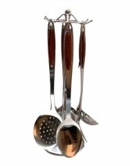 Kosova Kepçe Seti 7 Li Askılı Lüx 1643