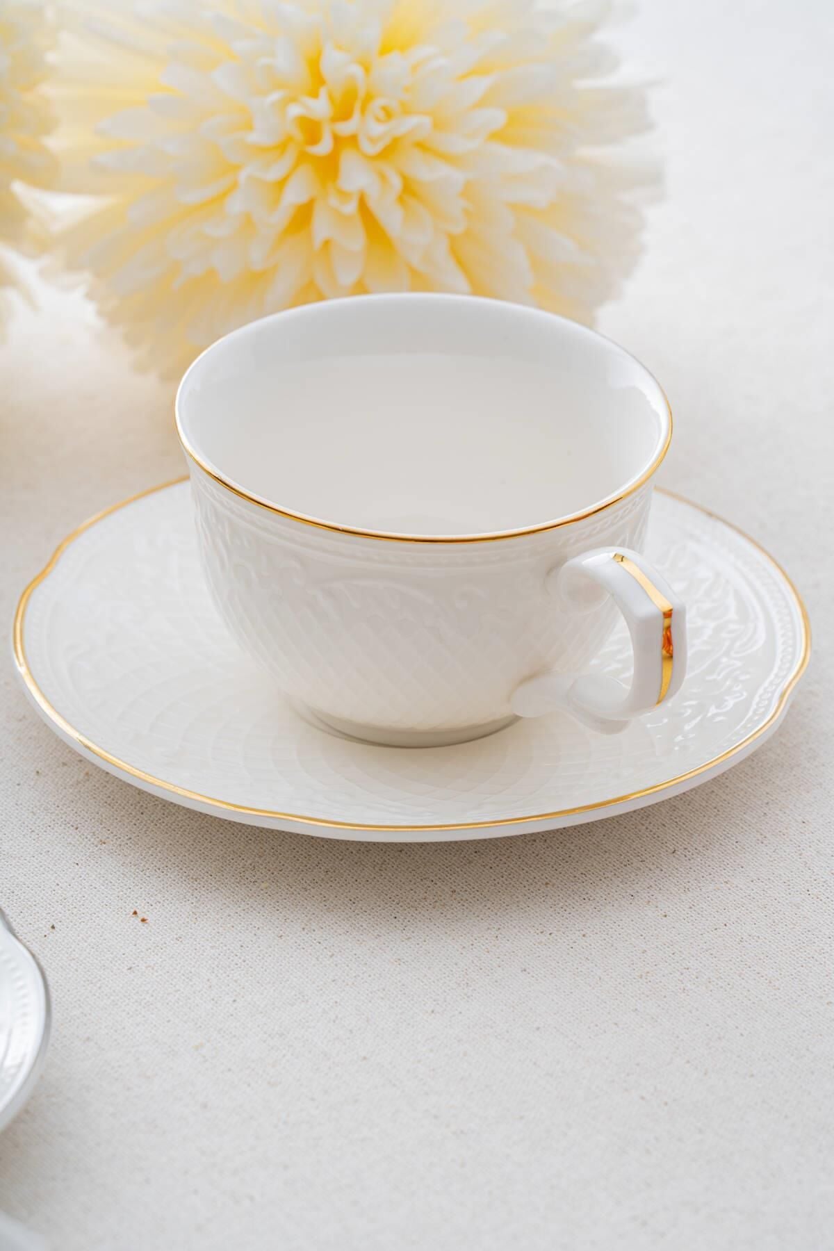 Acar Çay ve Kahve Takımı Hamilton 6 lı Gold PORWM-06189