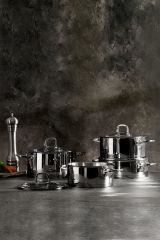 Hisar 8 Parça Rio Metal Tencere Seti Z-Cam Kapak