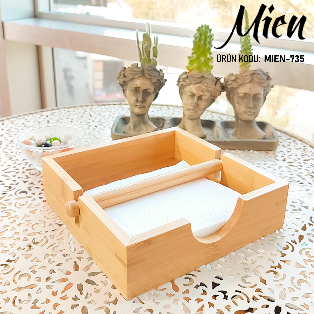 Mien Bambu Kare Peçetelik Mıen-735