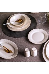 Aryıldız 30 Parça Tiffany Yemek Takımı Gold AR262399