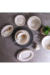 Aryıldız 30 Parça Tiffany Yemek Takımı Gold AR262399