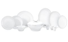 Korkmaz 60 Parça Lidya Collection Platin Yemek Takımı A1886