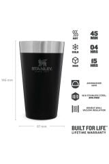 Stanley Soğuk İçecek Bardağı 470 ml Siyah