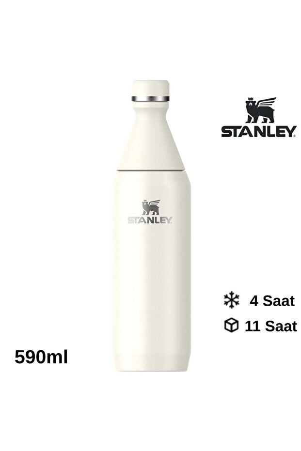 Stanley All Day Slim Su Şişesi 600 ml Krem