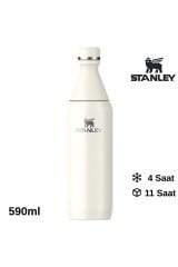 Stanley All Day Slim Su Şişesi 600 ml Krem