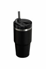 Stanley Quencher Pipetli Termos Bardak 600 ml Siyah