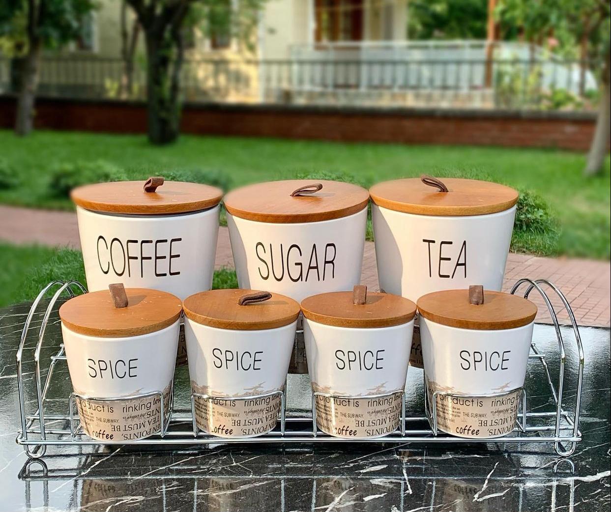 Çiftçiler Baharat Seti 7 Li Metal Standlı 290G4838