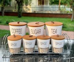 Çiftçiler Baharat Seti 7 Li Metal Standlı 290G4838