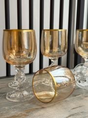 Kcd Sarı Mat Altın Kahve Yanı Bardak 6 Lı 149190-3835S