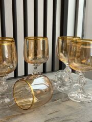 Kcd Sarı Mat Altın Kahve Yanı Bardak 6 Lı 149190-3835S