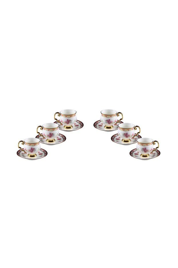 Lotus Kahve Takımı Bone 6 lı 250421A