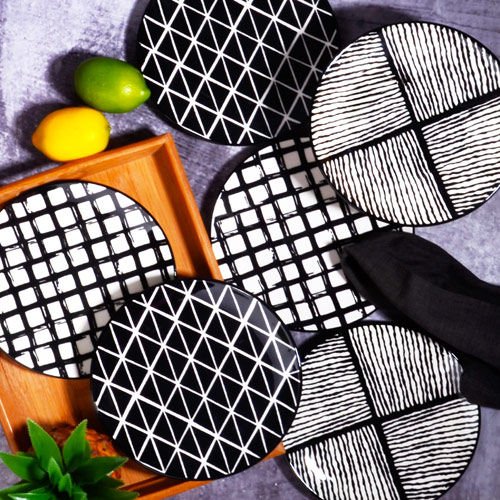 Kosova 26 Cm Servis Tabak İ-Black-150 6 Lı