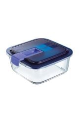 Luminarc Temp Easy Box Kare 122 Cc Mavi Kapak