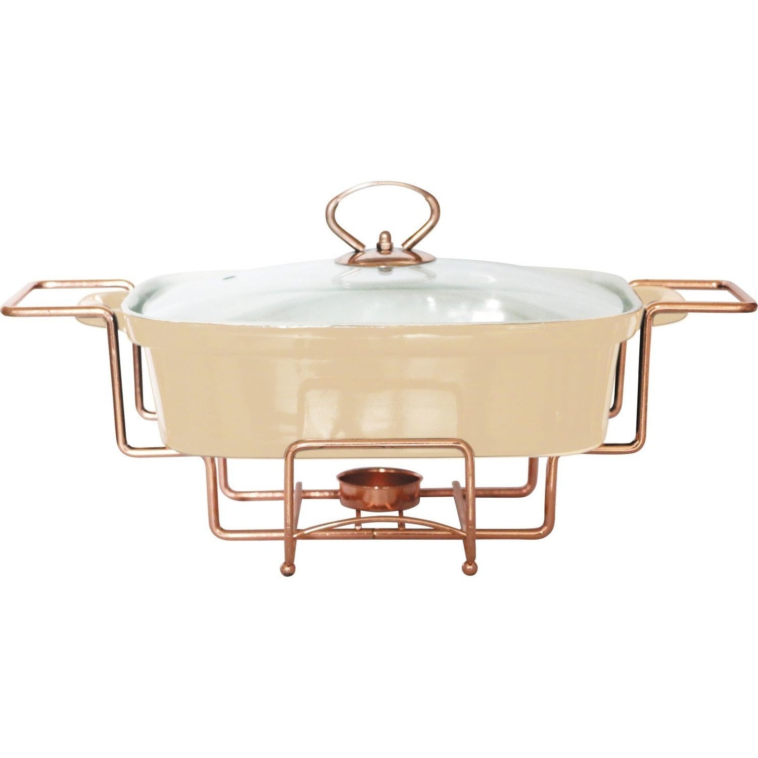 Lotus Fırın Kabı Oval Standlı 31 Cm Rose Gold 5560/12A