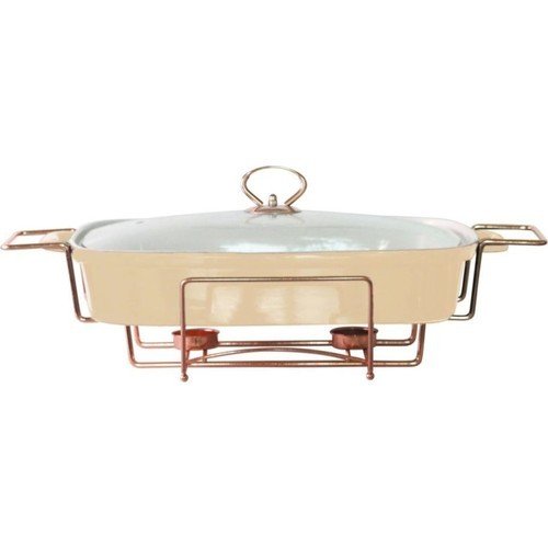 Lotus Fırın Kabı Dikdörtgen Standlı 42 Cm Rose Gold 5560/16.5A