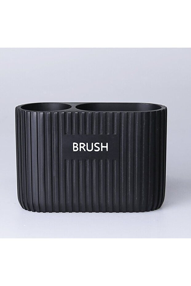 Selim Grooved Diş Fırçalık İkili Siyah 175SYH45RS