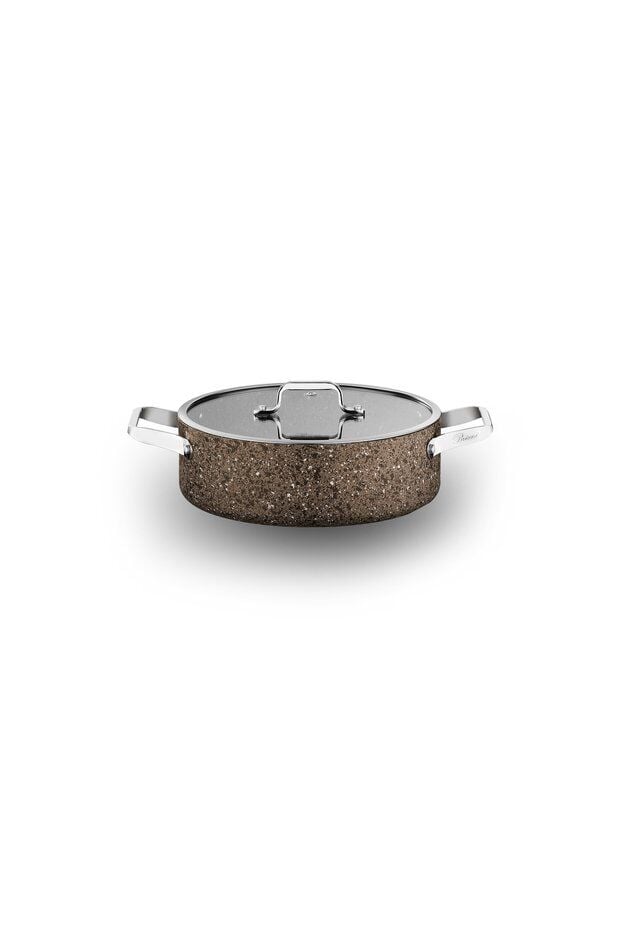 Brioni Stone Age Terra 24 cm Kısa Tencere SHT-123