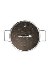 Brioni Stone Age Terra 24 cm Kısa Tencere SHT-123