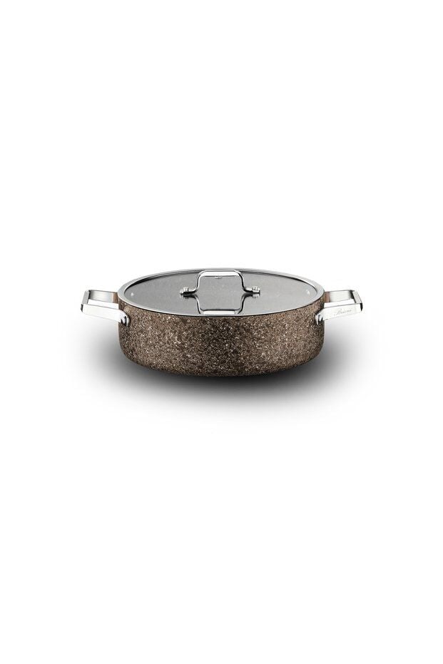 Brioni Stone Age Terra 26 cm Kısa Tencere SHT-124