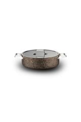 Brioni Stone Age Terra 26 cm Kısa Tencere SHT-124