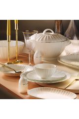 Aryıldız 60 Parça Bone Yemek Takımı Rose 34007